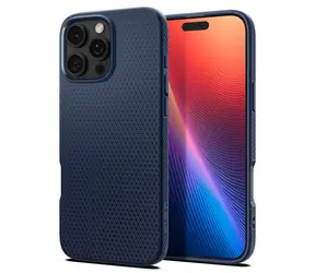 Spigen Liquid Air ochranný kryt pro Apple iPhone 16 Pro Max modrá