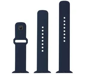 FIXED Set silikonových řemínků Silicone Sporty Strap pro Apple Watch 42/44/45mm modrý