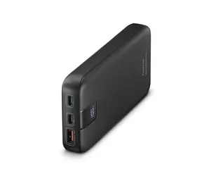 Hama 201718 PD 10 černá / Powerbanka / 10000 mAh / 2x USB-C / 1x USB-A / PD / QC / 20W