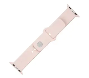 FIXED Set silikonových řemínků Silicone Sporty Strap pro Apple Watch 42/44/45mm růžový
