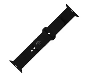 FIXED Set silikonových řemínků Silicone Sporty Strap pro Apple Watch 38/40/41mm černý