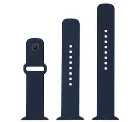 FIXED Set silikonových řemínků Silicone Sporty Strap pro Apple Watch 38/40/41mm modrý
