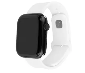FIXED Set silikonových řemínků Silicone Sporty Strap pro Apple Watch 38/40/41mm bílý