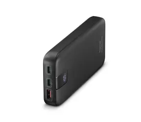 Hama 201719 PD 20 černá / Powerbanka / 20000 mAh / 2x USB-C / 1x USB-A / PD / QC / 20W