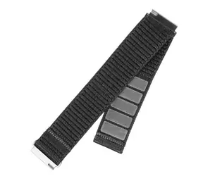 FIXED Nylonový řemínek Nylon Sporty Strap s Quick Release 20mm pro smartwatch tmavě šedý