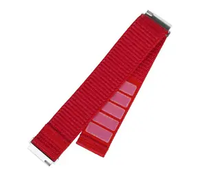 FIXED Nylonový řemínek Nylon Sporty Strap s Quick Release 20mm pro smartwatch červený