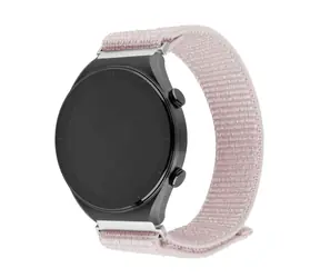 FIXED Nylonový řemínek Nylon Sporty Strap s Quick Release 20mm pro smartwatch růžově zlatý