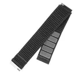 FIXED Nylonový řemínek Nylon Sporty Strap s Quick Release 22mm pro smartwatch tmavě šedý