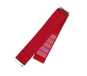 FIXED Nylonový řemínek Nylon Sporty Strap s Quick Release 22mm pro smartwatch červený