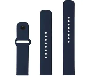 FIXED Set silikonových řemínků Silicone Sporty Strap s Quick Release 22mm pro smartwatch modrý
