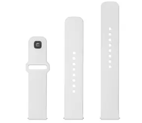 FIXED Set silikonových řemínků Silicone Sporty Strap s Quick Release 20mm pro smartwatch bílý