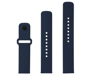 FIXED Set silikonových řemínků Silicone Sporty Strap s Quick Release 20mm pro smartwatch modrý