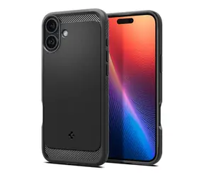 Spigen Rugged Armor MagSafe ochranný kryt pro Apple iPhone 16 černá