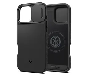 Spigen Optik Armor MagSafe ochranný kryt pro Apple iPhone 16 Pro Max černá