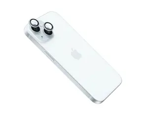 FIXED Ochranná skla čoček fotoaparátů pro Apple iPhone 15/15 Plus světle modrá