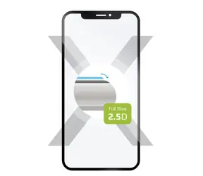 FIXED Ochranné tvrzené sklo Full-Cover pro Honor 200 Lite 5G černé / lepení přes celý displej