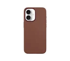 Epico Mag+ Leather ochranný kryt s MagSafe pro Apple iPhone 16 Plus hnědá