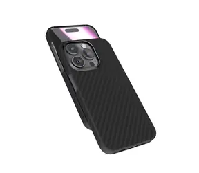 Epico Mag+ Carbon ochranný kryt s MagSafe pro Apple iPhone 16 Pro Max černá