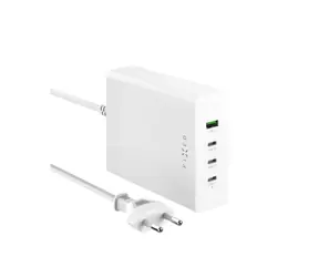 FIXED Charging Station (PD 3.0) 200W 1.5m bílá / Síťový prodlužovací adaptér / 3x USB-C + USB