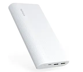 Epico Multiport power banka 20100mAh bílá / 2x USB-A / 1x USB-C / 60W