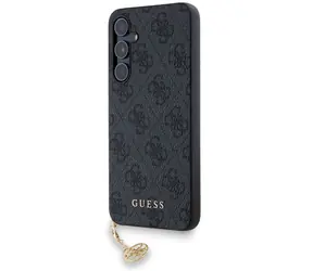Guess 4G Charm Zadní Kryt pro Samsung Galaxy A55 5G šedá
