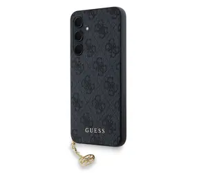 Guess 4G Charm Zadní Kryt pro Samsung Galaxy A35 5G šedá