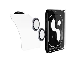 Epico Aluminium Lens Protector Ochranné sklo fotoaparátu pro Apple iPhone 14/14 Plus modrá