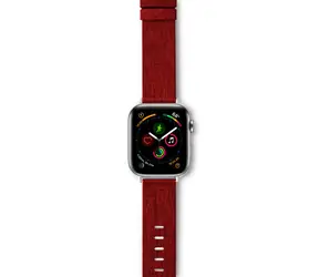 Epico Canvas řemínek pro Apple Watch 42/44/45/49mm červená