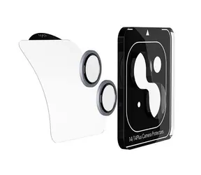 Epico Aluminium Lens Protector Ochranné sklo fotoaparátu pro Apple iPhone 14/14 Plus temně inkoustová