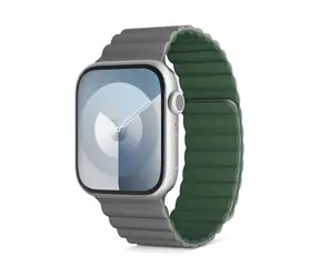 Epico Magnetický pásek pro Apple Watch 42/44/45mm šedo-zelená