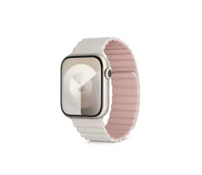 Epico Magnetický pásek pro Apple Watch 42/44/45mm šedo-růžová