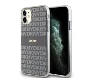 DKNY PC/TPU Repeat Pattern Tonal Stripe Magsafe Zadní Kryt pro Apple iPhone 11 béžová