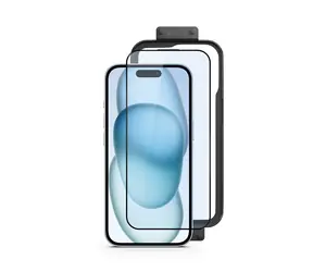Epico Resolve Edge to Edge Ochranné sklo pro Apple iPhone 15 Plus / s instalačním rámečkem