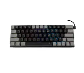 White Shark GK-002121 WAKIZASHI černo-šedá / Herní klávesnice / mechanická / BLUE Switch / US Layout / RGB / USB