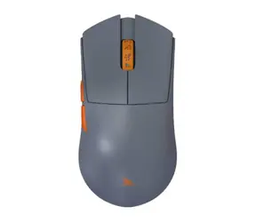 Darmoshark M3s PRO šedá / Herní bezdrátová myš / 26000DPI / 8 tlačítek / USB-C / BT / 2.4G 