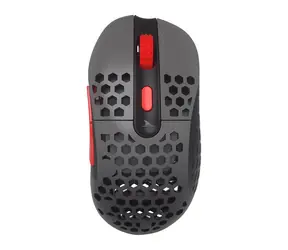 Darmoshark GN1 šedá / Herní bezdrátová myš / 16000DPI / 8 tlačítek / USB-C / BT / 2.4G 