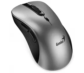 GENIUS Ergo 8100S AI šedá / 1600 dpi / bezdrátová myš / Copilot / 6tlačítek / tichá/ 2.4GHz / 1xAA