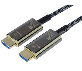 PremiumCord (KPHDM21T10) Ultra High Speed HDMI 2.1 optický fiber kabel 8K/60Hz 10m / zlacené konektory / 2x HDMI(M)