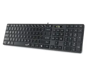 GENIUS Slimstar 126 černá / Drátová / Copilot / USB / CZ+SK layout