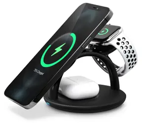 CONNECT IT MultiCharge 3v1 MagSafe černá / Bezdrátová nabíječka / 15W