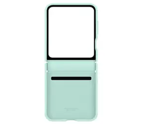 Samsung Ochranný kryt z veganské kůže pro Samsung Galaxy Z Flip 6 zelená