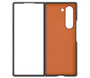 Samsung Ochranný kryt z veganské kůže pro Samsung Galaxy Z Fold 6 šedá