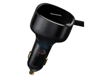 Baseus C00035500111-00 Enjoyment nabíječka do auta s kabelem černá / USB-C / 33W