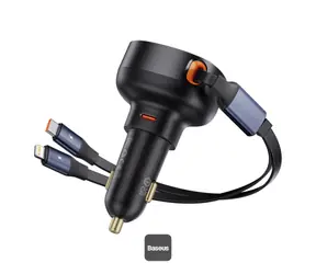 Baseus Enjoyment s kabelem Lightning/USB-C černá / 60W