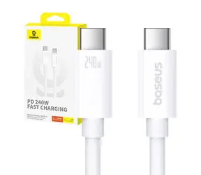 Baseus P10365200211-02 Superior USB4 USB-C (M) - USB-C (M) (240W) 1m bílá
