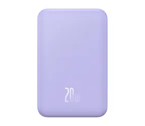 Baseus P10022107513-00 fialová / Powerbanka / 5000mAh / USB-C / MagSafe / 20W