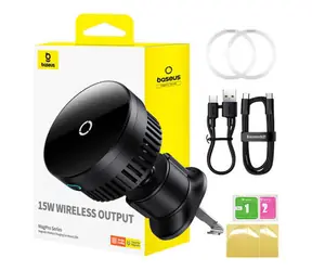 Baseus C40164100121-00 MagPro Magnetický držák telefonu do auta černá / 15W