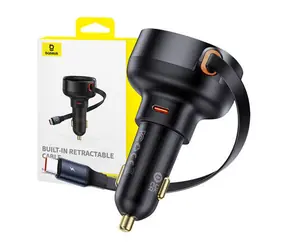 Baseus C00057802111-01 Enjoyment Pro Nabíječka do auta černá / USB-C / 60W