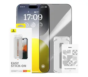 Baseus P60057505203-01 Sapphire Tvrzené sklo s ochranou soukromí pro Apple iPhone 15 Pro