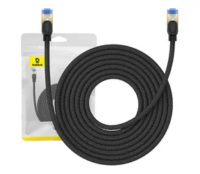 Baseus B0013320B111-06 Opletený síťový kabel RJ45 Cat.7 8m černá